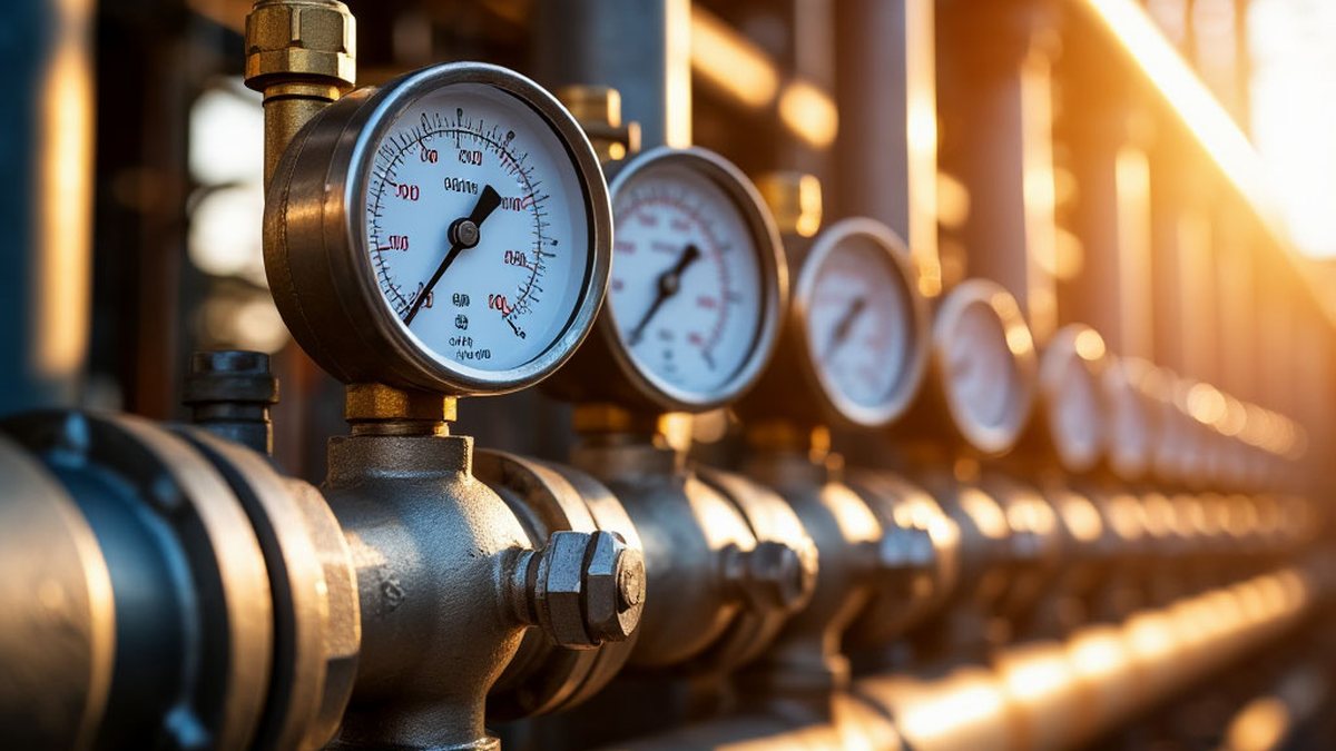 Business process automation, parsers, macros and scripts: a row of pressure gauges on pipes