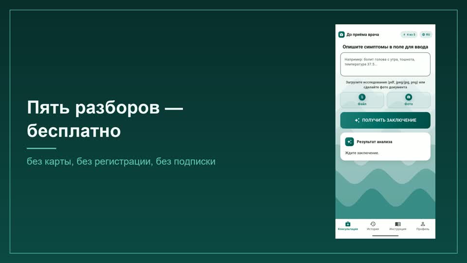 Доктор ИИ: пять разборов бесплатно
